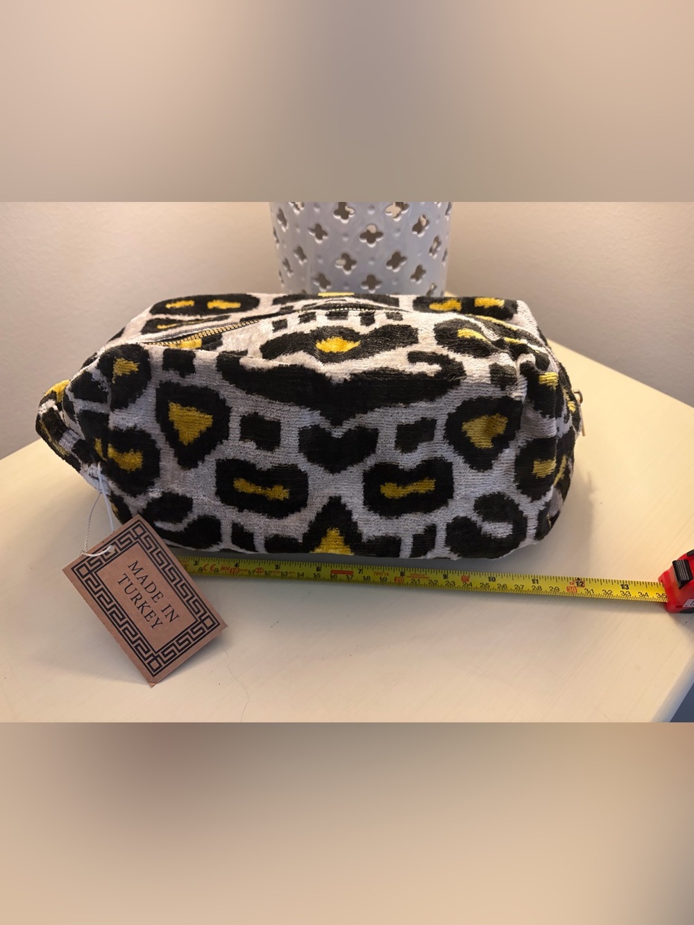 NWT Turkish rug toiletry bag